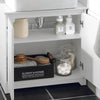 Sobuy basseinikapp vannitoakapp 2 ust BZR108-W