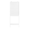 SoBuy WC-hylly kylpyhuonekaappi Pesukonekaappi Korkea kaappi BZR165-W