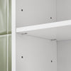 SoBuy WC-hylly kylpyhuonekaappi Pesukonekaappi Korkea kaappi BZR165-W