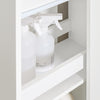 Ennakkomyynti SoBuy BZR214-W Kylpyhuoneen kaappi pyykkikorilla – Säilytyspylväs, jossa 1 laatikko ja liukuva osasto, vedenkestävä kylpyhuonekaappi 78x38x90 cm – Ihanteellinen WC:hen, pesualtaan tai kylpyhuoneen käyttöön