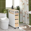 SoBuy WC paperiteline kylpyhuone kaappi Hyllykokonaisuus BZR54-II-WN