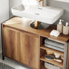 Sobuy basseinikapp 2 uksed ja metallist must bzr63-pf