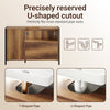 Sobuy basseinikapp 2 uksed ja metallist must bzr63-pf