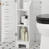 Sobuy WC-pabeririiuli vannitoakapp BZR85-W