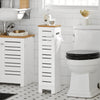 Sobuy WC-pabeririiuli vannitoakapp BZR85-W