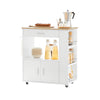 Sobuy köögikapp ratastega CHIPboard White FKW113-I