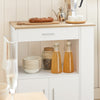 Sobuy köögikapp ratastega CHIPboard White FKW113-I