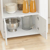 Sobuy köögikapp ratastega CHIPboard White FKW113-I
