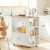 Sobuy köögikapp ratastega CHIPboard White FKW113-I