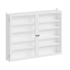 SoBuy FSB113-W Seinäkaappi 80 × 12,2 × 60 cm – ripustettava, kapea, valkoinen