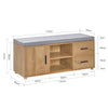 Sobuy Storage Bench kingariiuli kingakapp FSR148-N