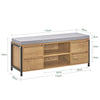 Sobuy Storage Bench kingariiuli kingakapp FSR149-N