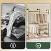SoBuy KLS18-SCH Teollistyylinen Seinävaateteline, Avoin Metallinen Vaatekaappi 3 Tangolla & 3 MDF-hyllyllä, Tilaa Säästävä Seinäkaappi Makuuhuoneeseen, Eteiseen tai Vaatehuoneeseen, Musta