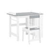 Sobuy 2-osaline lastelaud ja tooli komplekt KMB60-W
