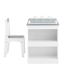 Sobuy 2-osaline lastelaud ja tooli komplekt KMB60-W
