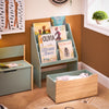 SoBuy Lasten kirjahylly Lelulaatikot Lasten hylly Säilytysteline KMB95-GR