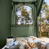 SoBuy 7-in-1 Teltta 1 Hengelle – Retkiteltta | 193x86x160cm Vihreä OGS32-GR