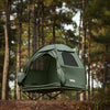 SoBuy Teltta 1 Hengelle – Säilytystaskuilla ja Lamppukoukulla, 2-in-1 Kevyt retkiteltta | 193x86x160cm Vihreä OGS32-II-GR