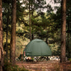 SoBuy Teltta 2 Hengelle - Ja Kenttäsänky, 2-in-1 Retkiteltta | 193x145x185cm Vihreä OGS32-II-L-GR