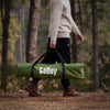 SoBuy Teltta 1 Hengelle – Säilytystaskuilla ja Lamppukoukulla, 2-in-1 Kevyt retkiteltta | 193x86x160cm Vihreä OGS32-II-GR