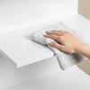 SoBuy STR14-H-W Kirjahylly 30 × 32,5 × 146,8 cm – 10 hyllyä, kapea, valkoinen