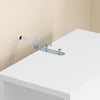 SoBuy STR14-W Hyllykkö 30 × 32,5 × 110,5 cm – 5 tasoa, epäsymmetrinen, MDF, valkoinen