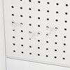 SoBuy STR16-W Seinäkaappi vinyyleille 70 × 25,1 × 70,2 cm – 3 avohyllyä, vinyylilokero, reikälevy, valkoinen