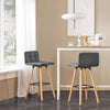 Sobuy 2 baari väljaheite kummist puit ja metallhall FST50-DGX2