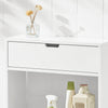 Sobuy WC-pintsel ja hoidja iseseisev kiudlauavalge BZR48-W