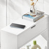 Sobuy WC-pintsel ja hoidja iseseisev kiudlauavalge BZR48-W