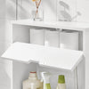 Sobuy WC-pintsel ja hoidja iseseisev kiudlauavalge BZR48-W