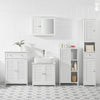Sobuy vannitoakapp 1 uks puidukiust valge bzr39-w