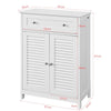 Sobuy vannitoakapp 2 uksed puidukiust valge FRG238-W