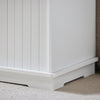 Sobuy Storage Bench Padlow koos kiudlauaga valge FSR30-W