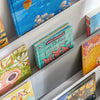 Sobuy lasteraamatukapi puidukiust ruudukujuline hall KMB32-HG