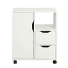Sobuy kohvilaud ratastega valge FBT105-W