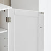 Sobuy basseinikapp 2 uksed puidukiust valge BZR18-II-W