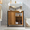 Sobuy basseinikapp 2 uksed ja metallist must bzr63-pf