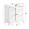 Sobuy basseinikapp 2 uksed puidukiust valge frg237-i-w