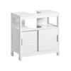 Sobuy basseinikapp 2 uksed puidukiust kaabl valge frg128-i-w