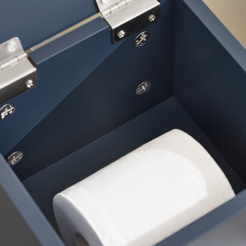 SoBuy Sininen kylpyhuone kaappi Kylpyhuoneen hylly WC-paperiteline BZR192-B