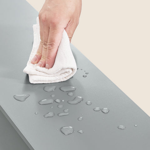 SoBuy BZR34-II-HG Kapea 20 cm Kylpyhuonekaappi – Vetolaatikolla ja Säädettävillä Hyllyillä | Kapea Säilytyskaappi WC:hen ja Pieniin Tilohin, Harmaa, 20×20×180 cm