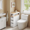 Sobuy vannitoakapp ratastega valge BZR54-W