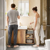 Sobuy basseinikapp 2 uksed ja metallist must bzr63-pf