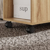 Sobuy kapp ratastega cipboard beež fbt34-n