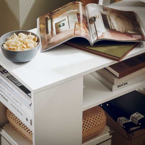 Sobuy kapp ratastega CHIPboard White FBT34-W