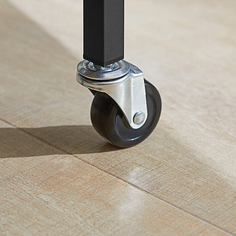 Sobuy köögikapp rataste ja metallist pruun FKW112-PF-ga