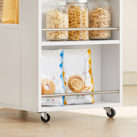 Sobuy köögikapp ratastega CHIPboard White FKW113-I