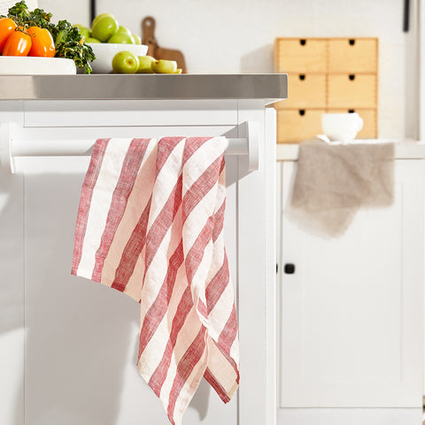 Sobuy köögisaar ratastega puitkiudude ja roostevaba metalliga valge FKW41-ST