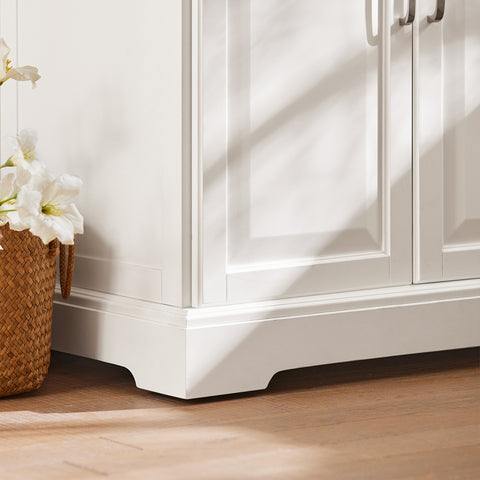 Sobuy köögisaar ratastega valge FKW41-I